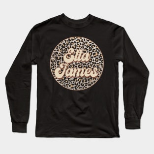 Classic Music Etta Personalized Name Circle Birthday Long Sleeve T-Shirt
